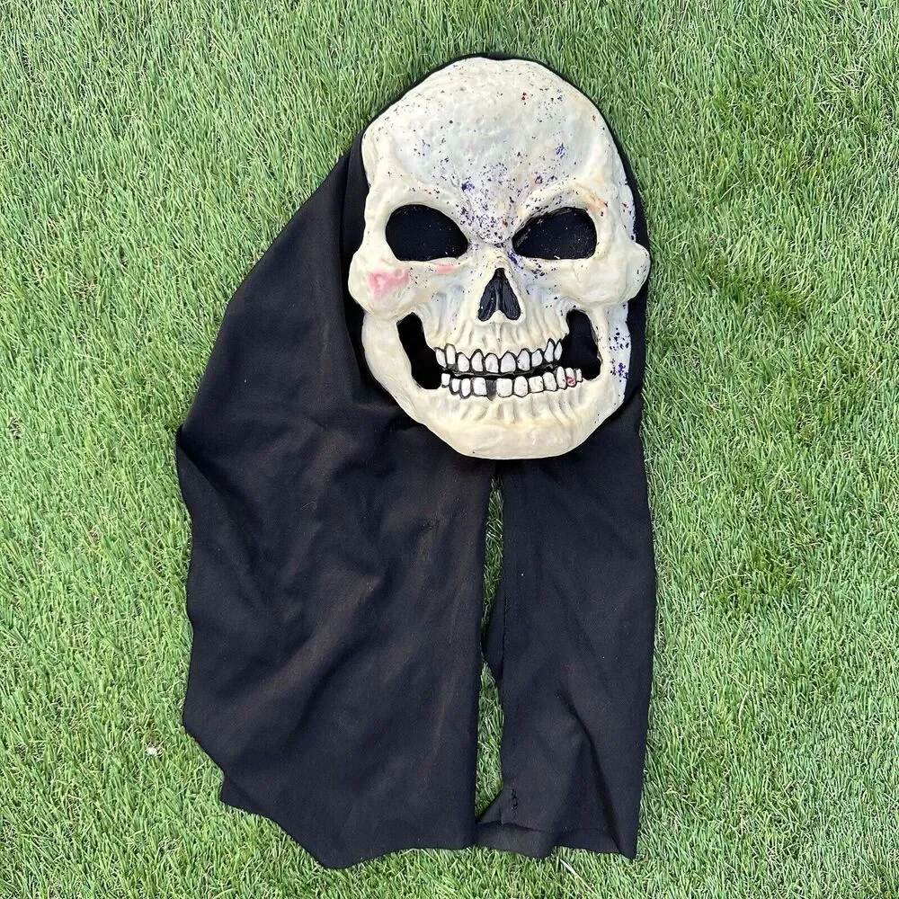 Vintage‎ Easter Unlimited Skull Mask Grim Reaper Halloween